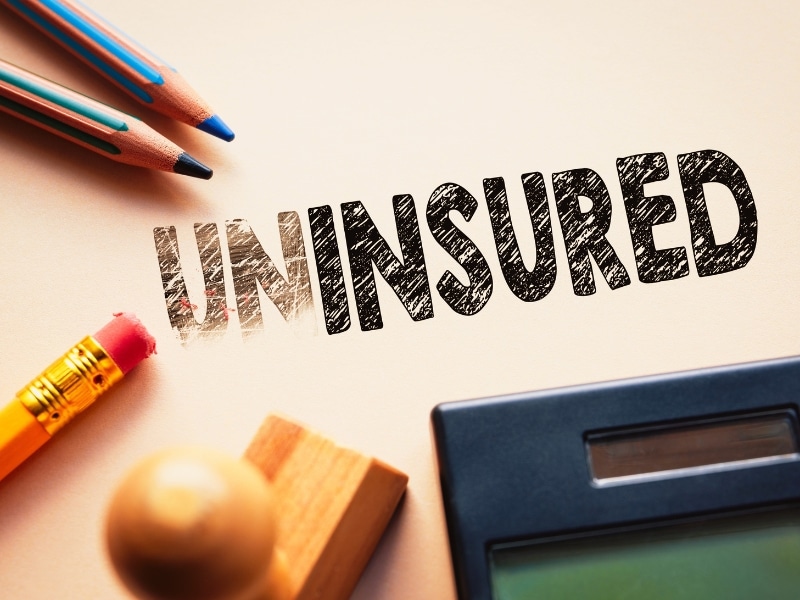 Uninsured concept