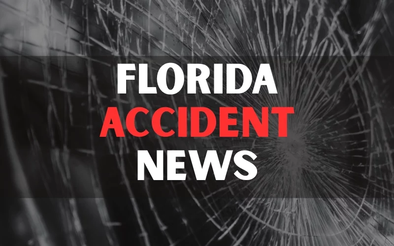 Glass broken cracks splinters in front of car.