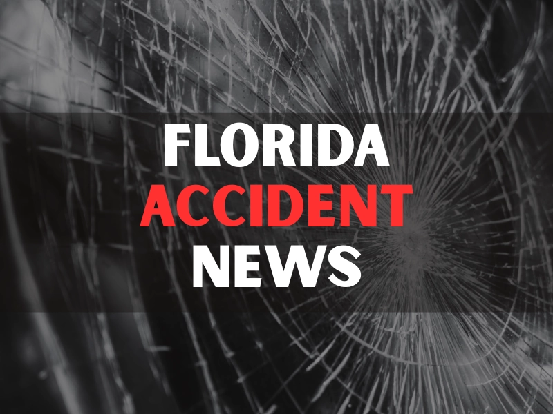 Glass broken cracks splinters in front of car.