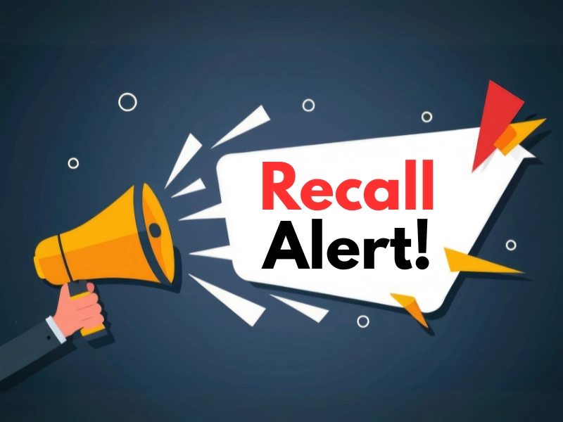 Megaphone with Recall Alert