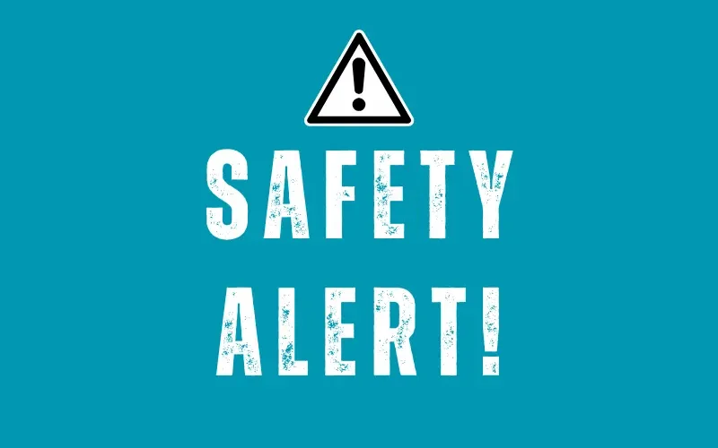Safety Alert signage